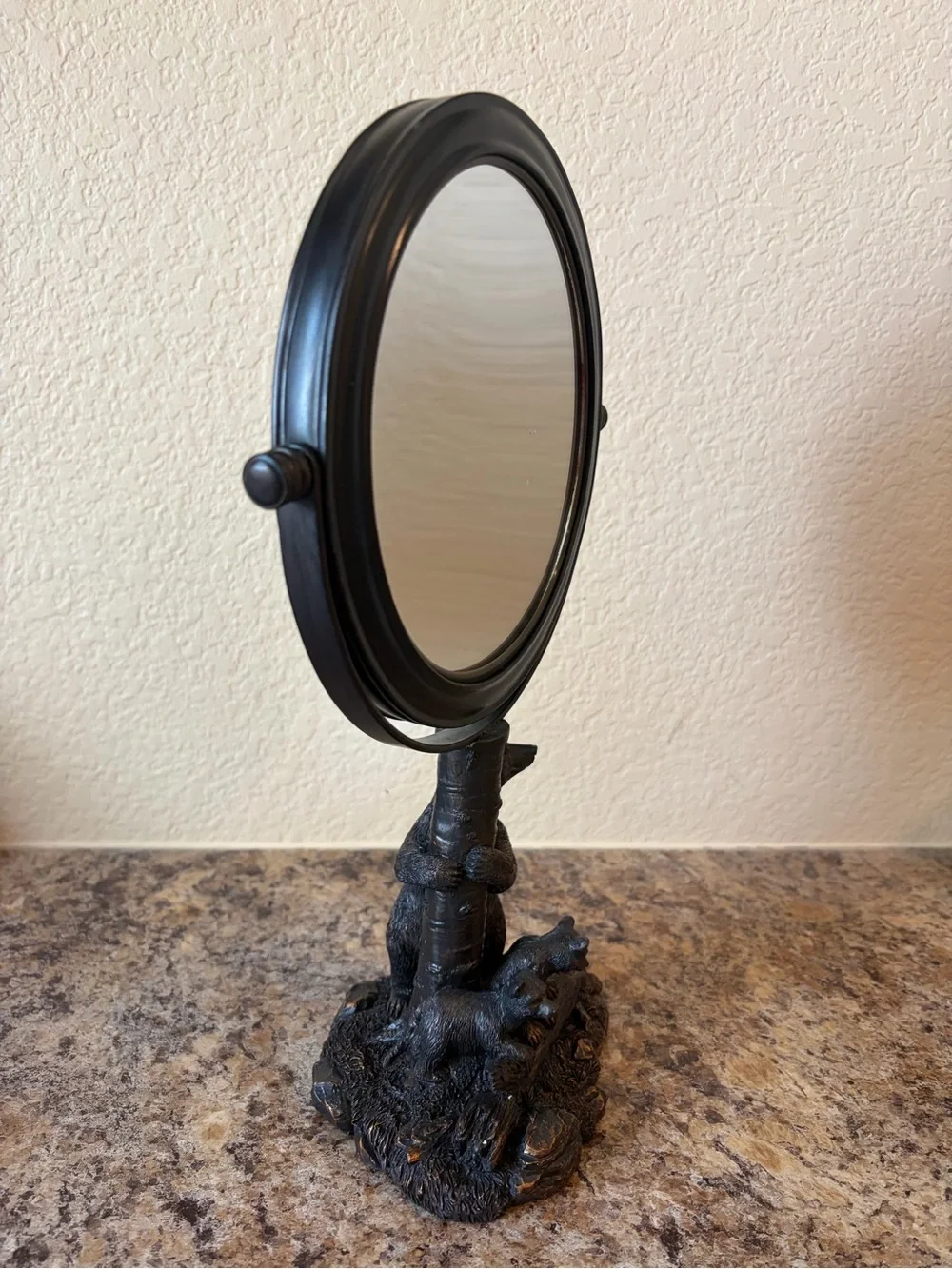 FIRM🐻VHTF Big Sky Carver Bear Family Vanity Table  Mirror